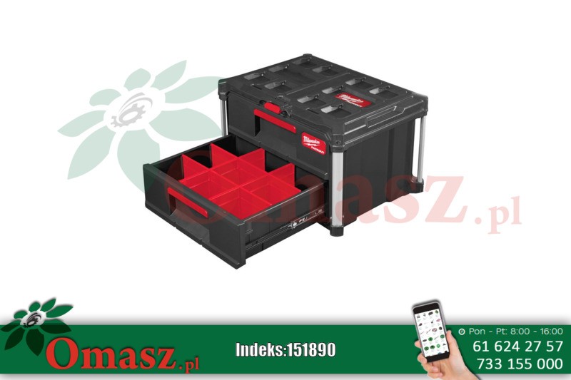 Skrzynia z 2 szufladami PACKOUT MILWAUKEE 4932472129