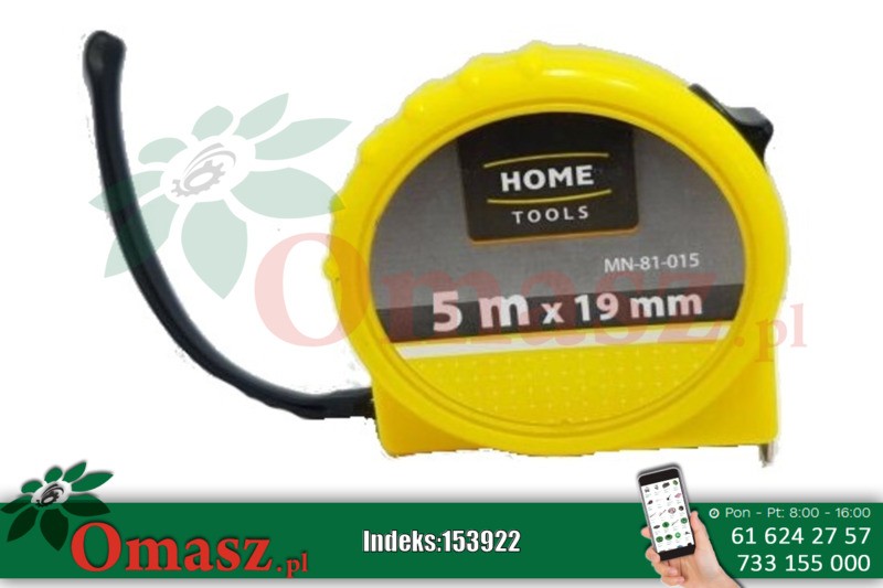 Miarka zwijana home tools 5m x 19mm MODECO MN-81-015