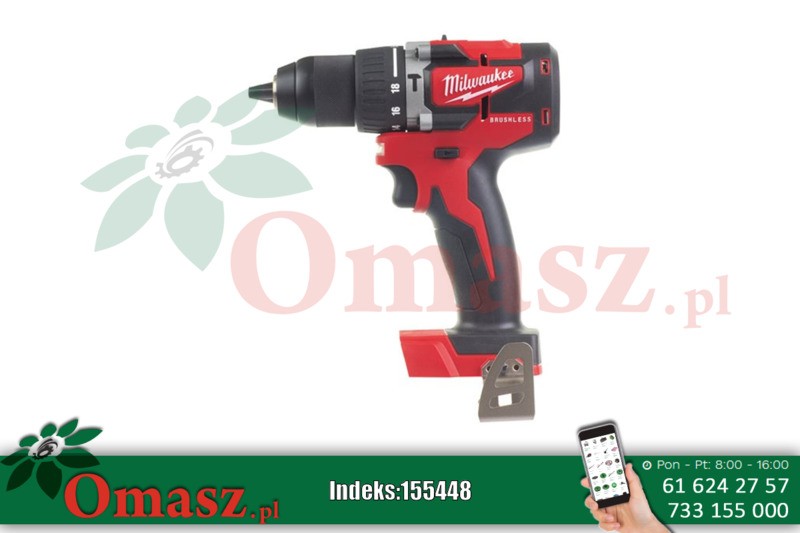 Wiertarko-wkrętarka udarowa akumulatorowa 60 Nm M18 CBLPD-0X MILWAUKEE 4933464557