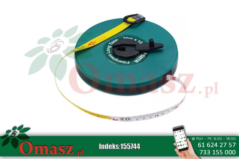 Taśma miernicza zwijana 13mm / 50m Sata 91363ME