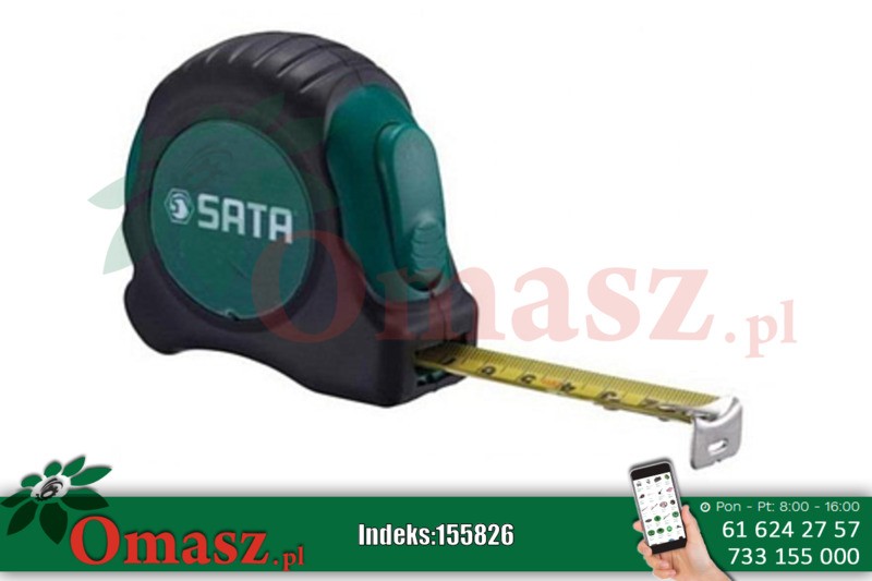 Przymiar 3m*16 - gumowa taśma miernicza Sata 91333