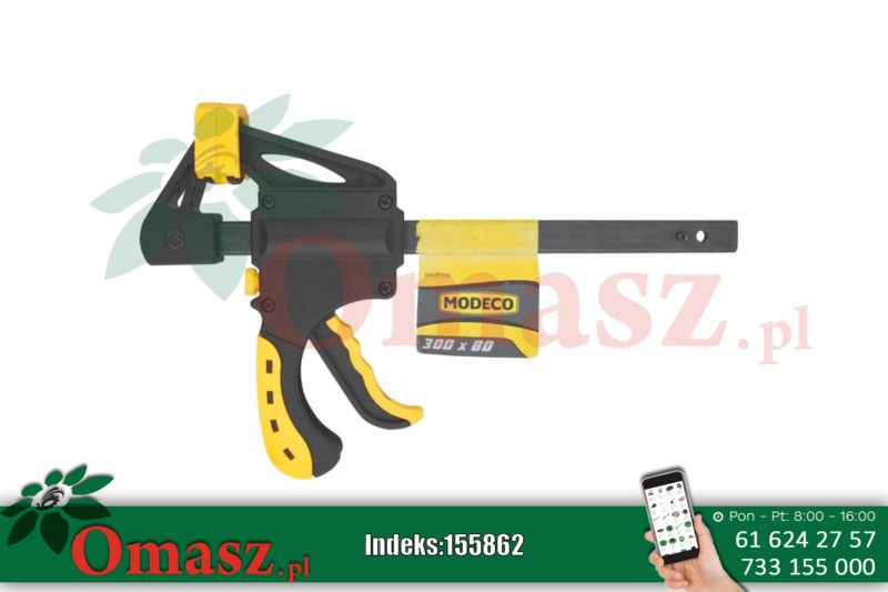 Ścisk stolarski automatyczny SWIFT GRIP 300x65mm MN-37-323 Modeco
