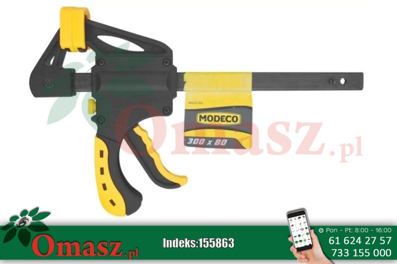 Ścisk stolarski “SWIFT GRIP” 300 mm x 80 mm MN-37-333 Modeco