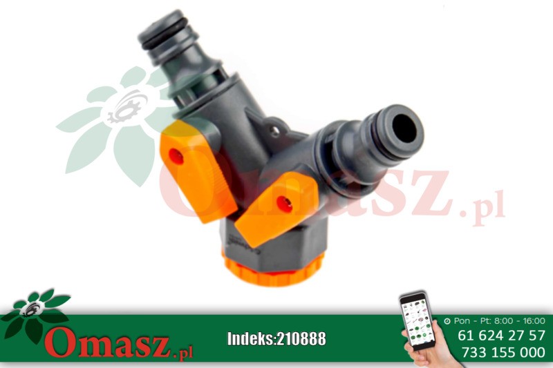Trójnik węża ogrodowego 1/2' Schmith SGTR-02