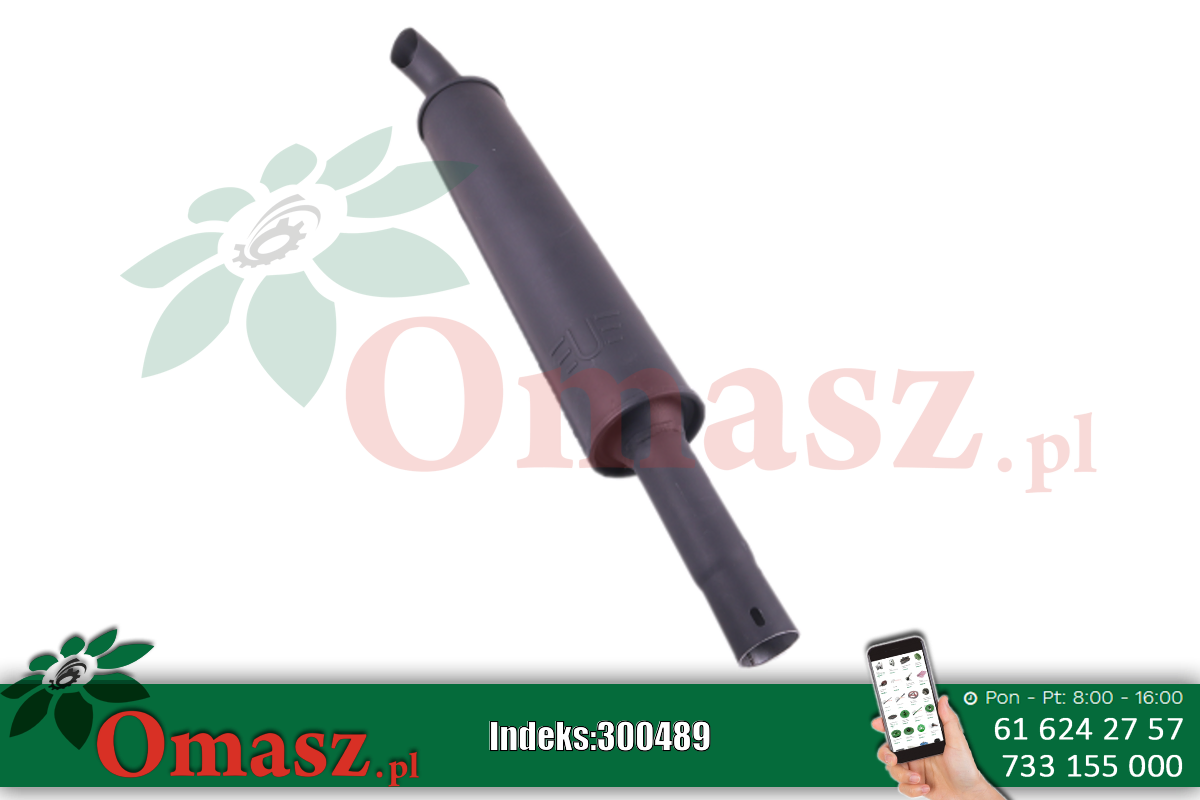 Tłumik okrągły emaliowany krótki Ursus C-330 42/40-207/1