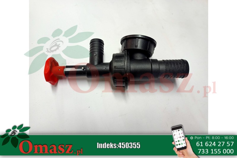 Kolano spustowe - zawór spustowy fi 32 AP14KS