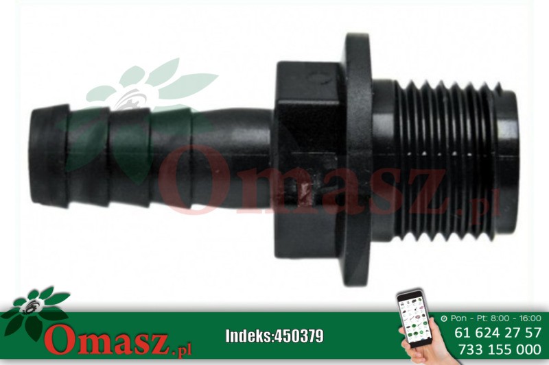 Przyłącze węża proste 25mm gwint zewnetrzny 1' 6701032425