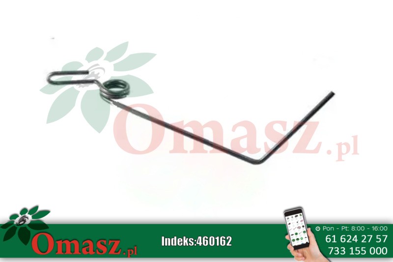 Sprężyna zagarniająca lewa Poznaniak 3078100180, 3078/10-018/0