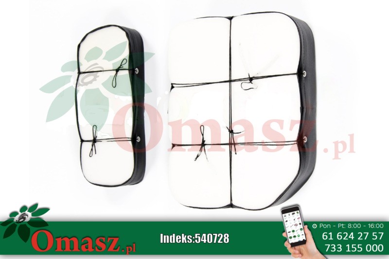 Poduszka siedzenia pomocniczego twarda pianka Zetor 59117304