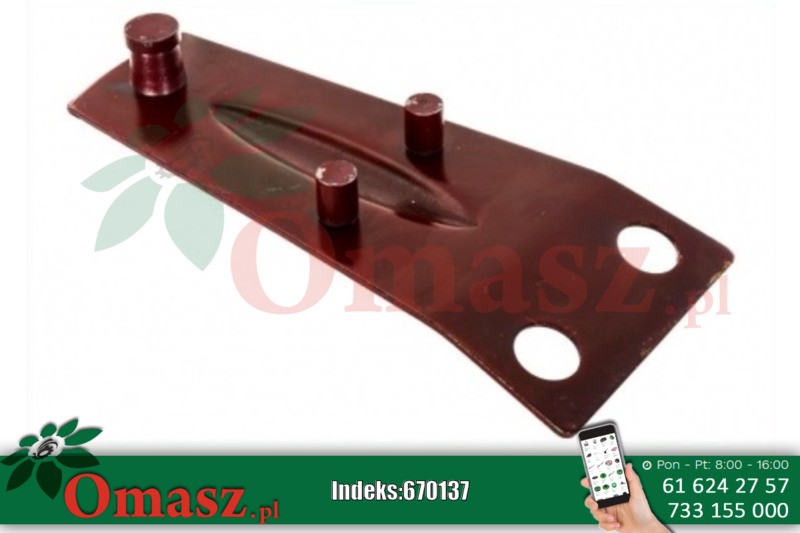 Trzymak noża kosiarki 210x94x3 fi 19mm SAPHIR Deutz-Fah 06563514