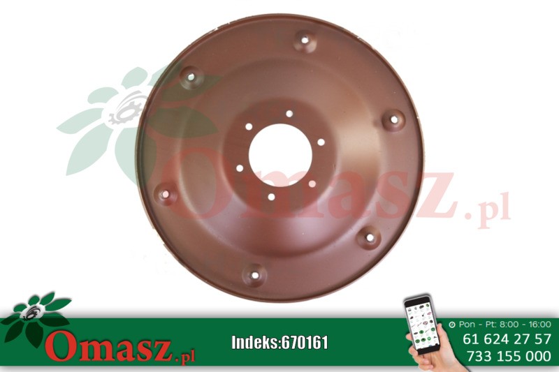 Talerz oporowy 1,85 kosiarki 51780103402