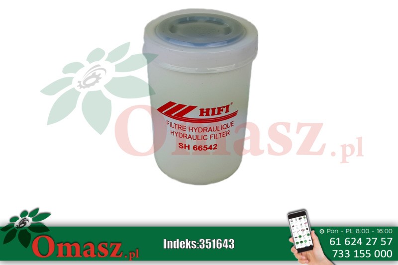 Filtr oleju hydraulicznego John Deere, Merlo SH66542