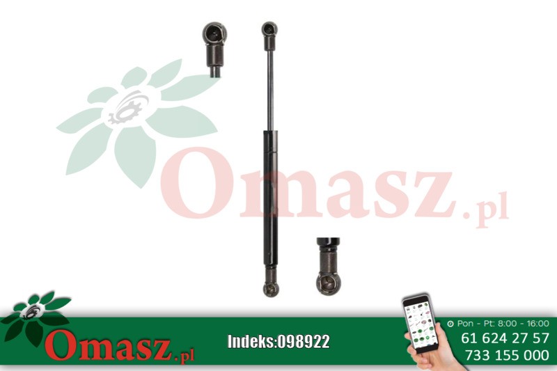 Sprężyna gazowa drzwi Case 330mm 278N 1990985C1