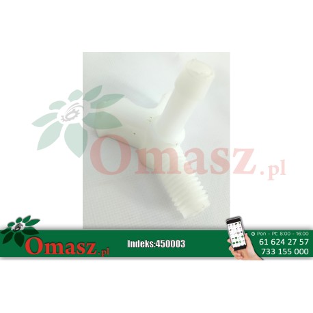 Dwójnik na obejmę plastikową