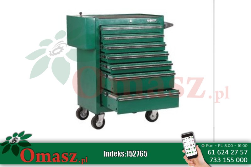 Wózek narzędziowy z 7 szufladami 224 narzędzia Sata S95107-8