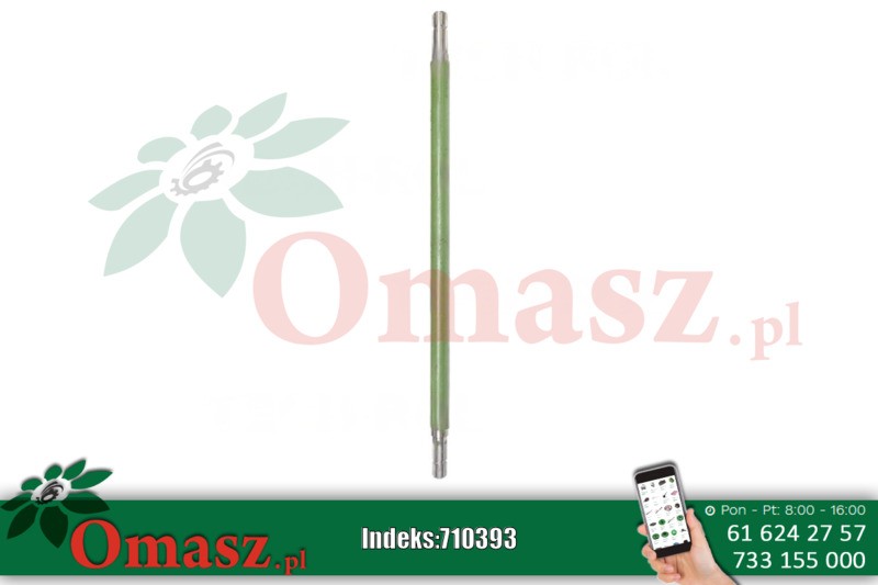 Wał napędowy 109cm z obu stron frez
