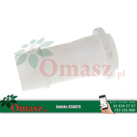 Króciec węża fi 25 mm mocowany na nakrętkę - opryskiwacz ciągnikowy 4034020070