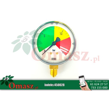 Manometr opryskiwacz bez gliceryny