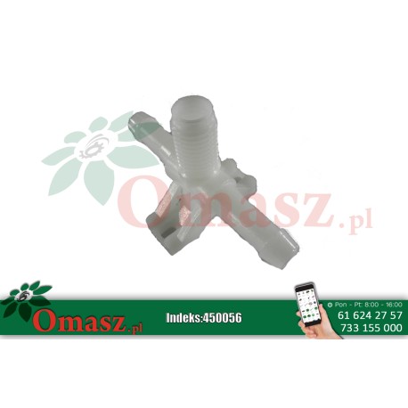 Trójnik opryskiwacza obrotowy plastikowy niekompletny 240028 Korpus rozpylacza przelotowy