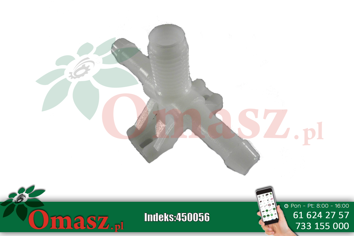 Trójnik opryskiwacza obrotowy plastikowy niekompletny 240028 Korpus rozpylacza przelotowy