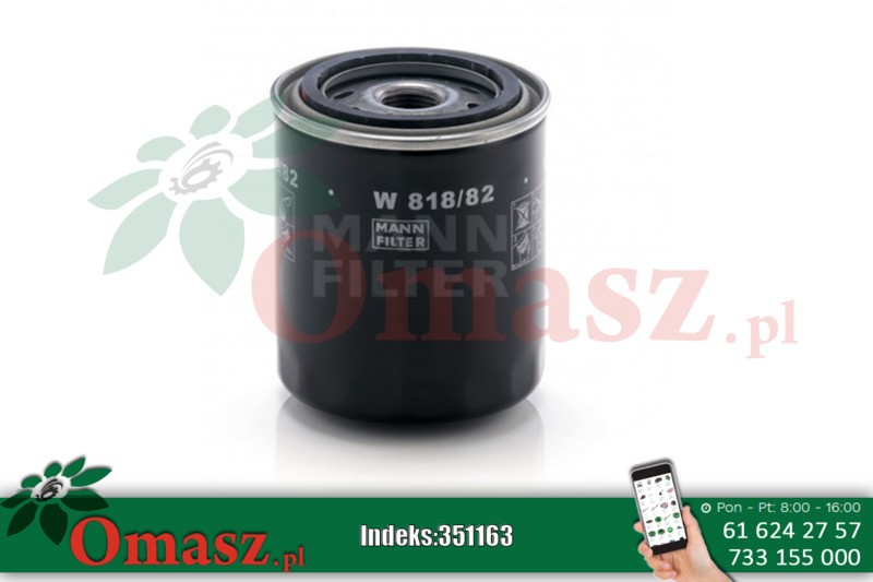 Filtr oleju W818/82