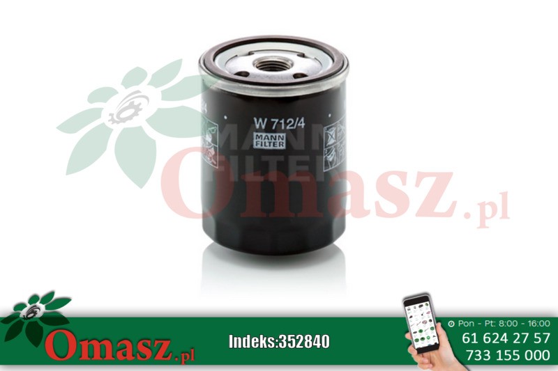 Filtr oleju W712/4