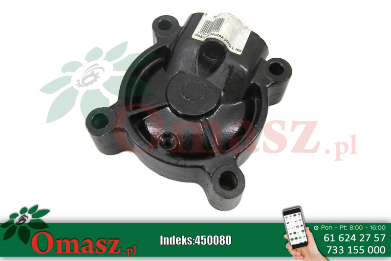 Pokrywa boczna pompy lewa metalowa PP-42 Opryskiwacz ciągnikowy 4002/04-103/0