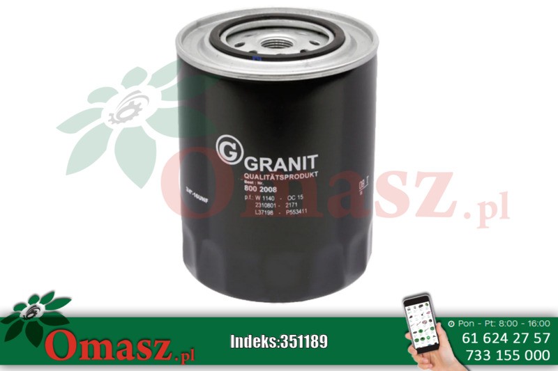 Filtr oleju Case 8002008