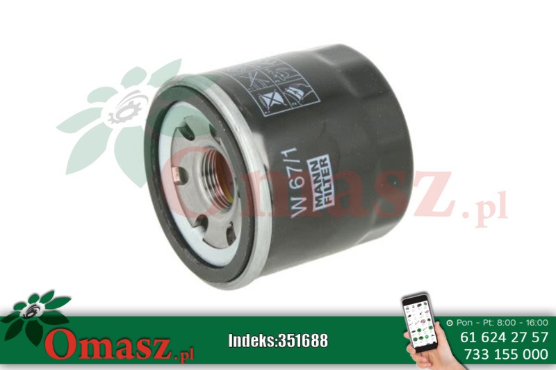 Filtr oleju W67/1