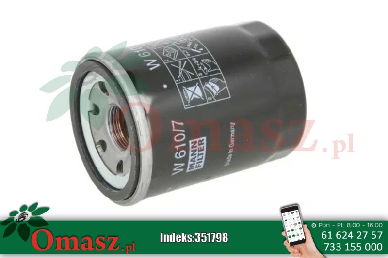 Filtr oleju W610/7