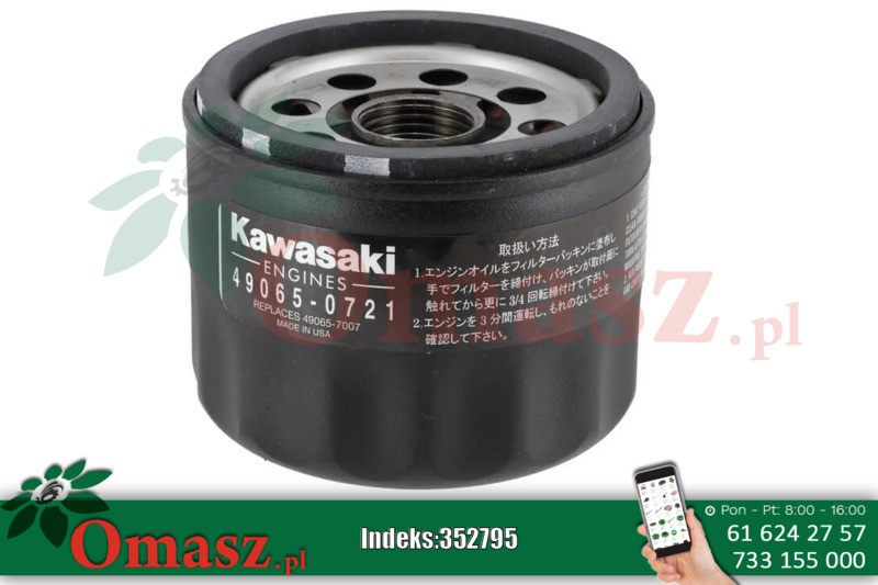 Filtr oleju Kawasaki 490650721