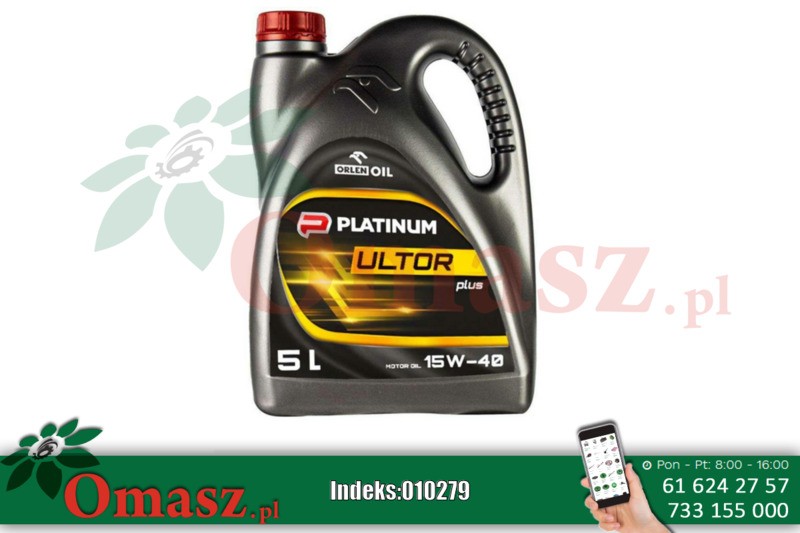 Olej Platinum Ultor Plus 15W/40 CI-4 5l