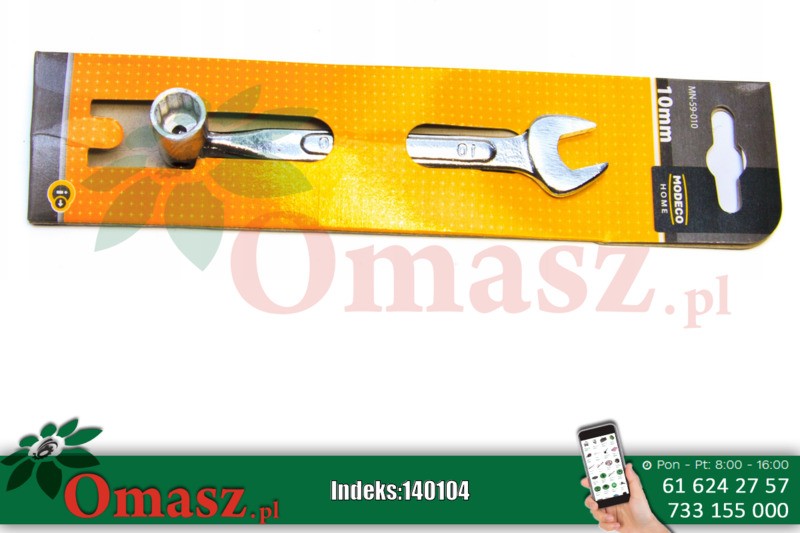 Klucz płasko-nasadowy 10mm Modeco MN-59-010