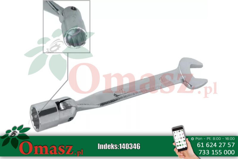 Klucz płasko-nasadowy 14mm Modeco MN-59-014