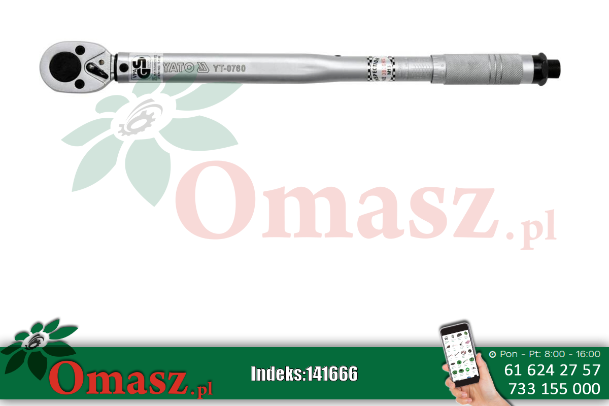 Klucz dynamometryczny 1/2' 42-210mm Yato YT-0760