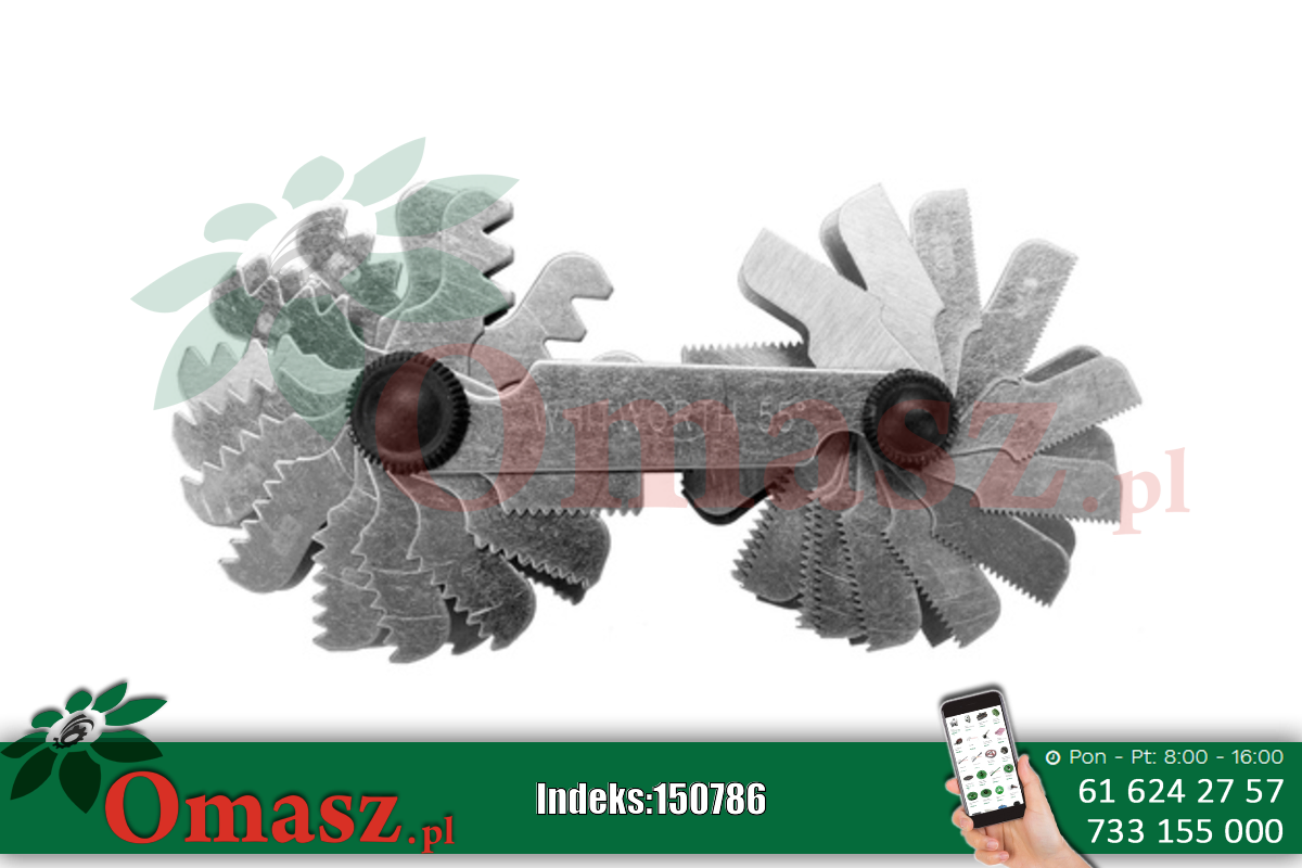 Grzebień do mierzenia gwintów metryczny Yato YT-29984