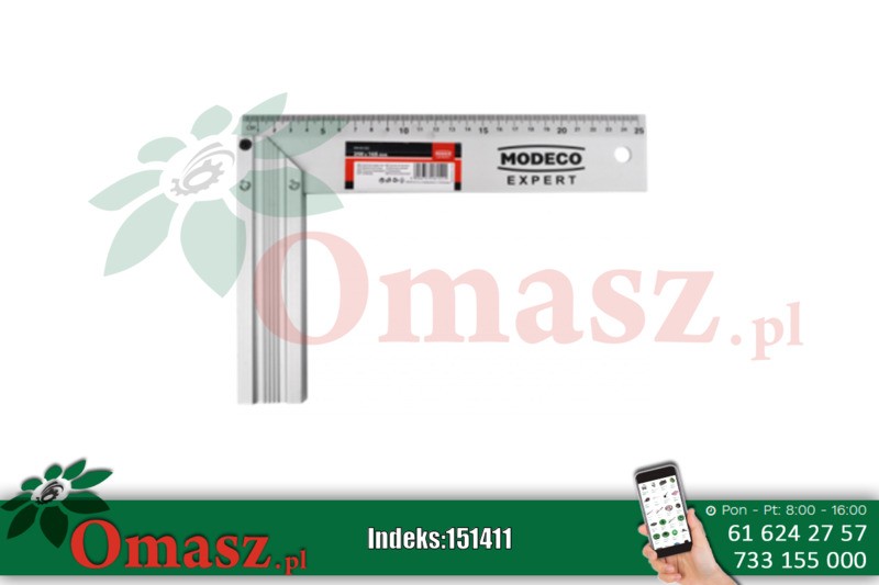 Kątownik aluminiowy 300mm Modeco Expert MN-83-022