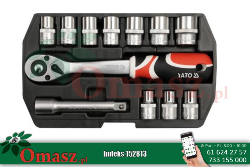 Zestaw narzędziowy 1/2' 12 części XS Yato YT-3867