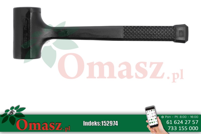 Młotek bezodrzutowy 905g YT-4622