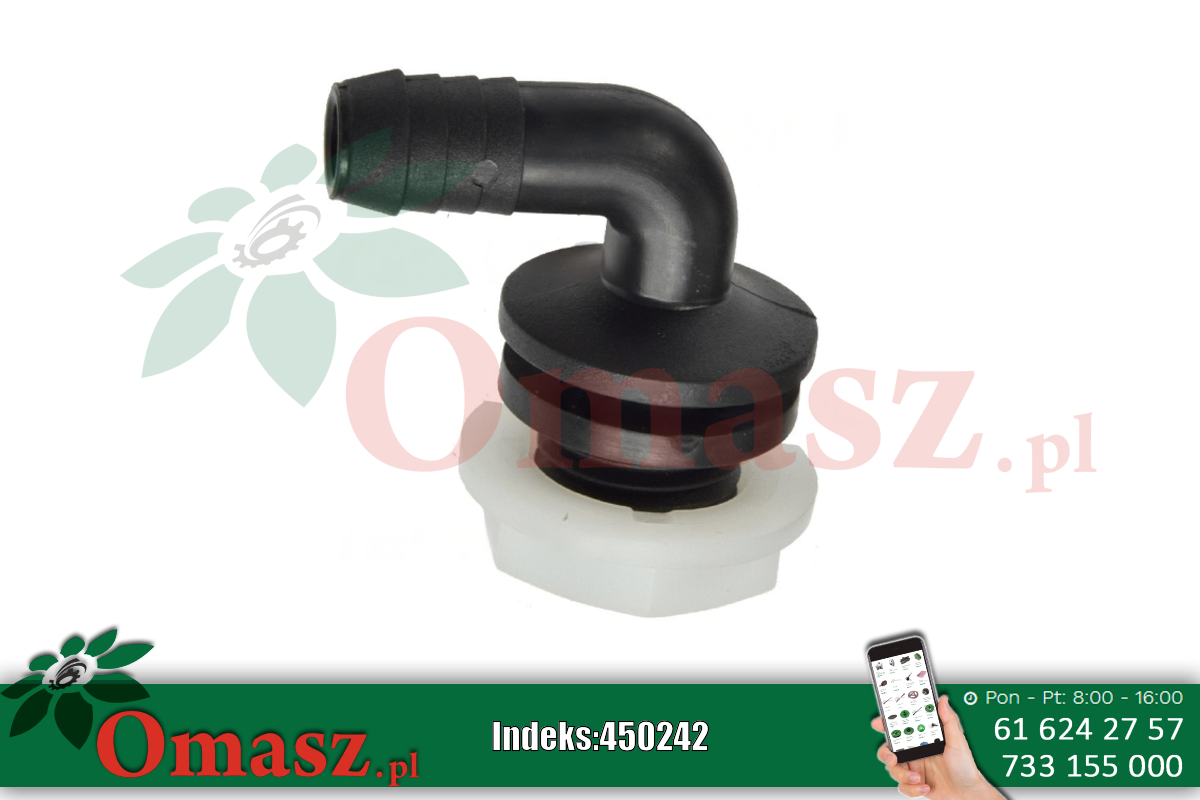 Kolano wskaźnika cieczy przejścia fi-12,5mm OP08-053