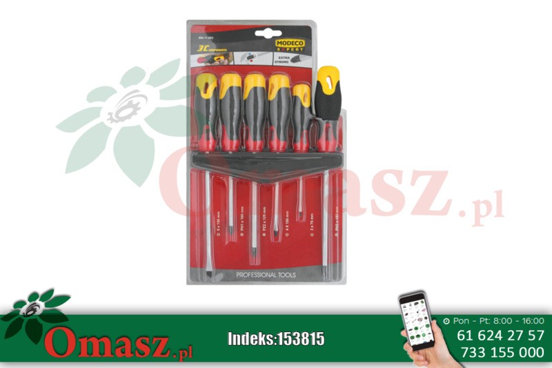 Komplet 6 szt. wkrętaków 3c MN-11-063 Modeco