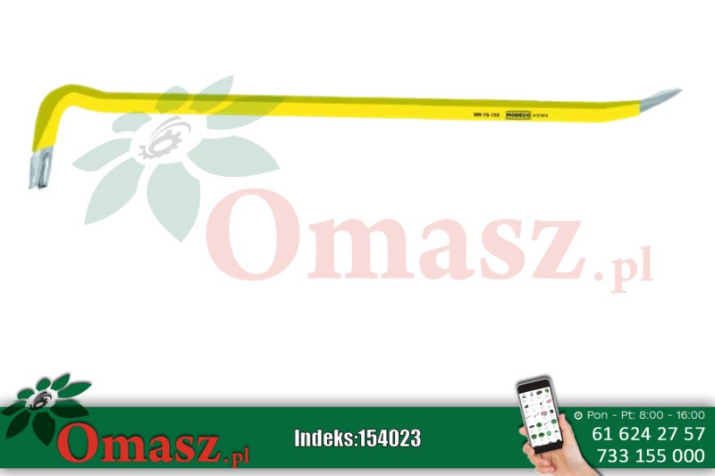 Łom kuty z wyciągaczem 500mm Modeco MN-79-151