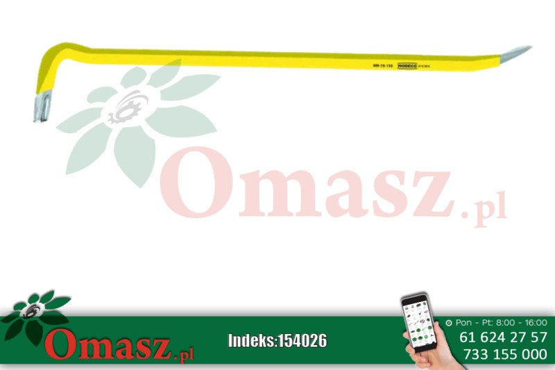 Łom kuty z wyciągaczem 800mm Modeco MN-79-155