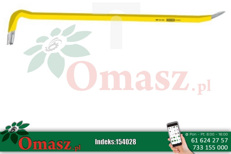 Łom sześciokątny z wyciągaczem 1250mm Modeco MN-79-158