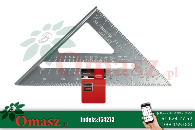 Kątownik 185*185 ciesielski stolarski budowlany ALUMINIUM MN-83-100