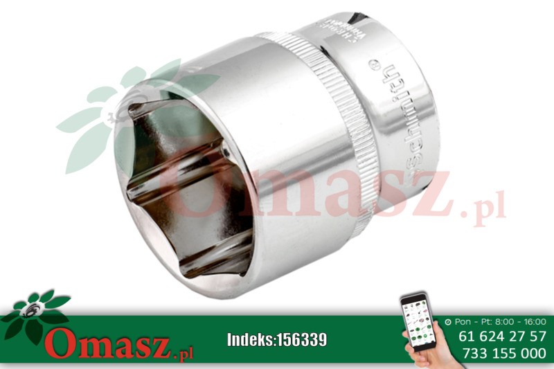 Klucz nasadowy 6-kątny 1/2' 8 mm/bez zaw NS-BZ-12-8 SCHMITH