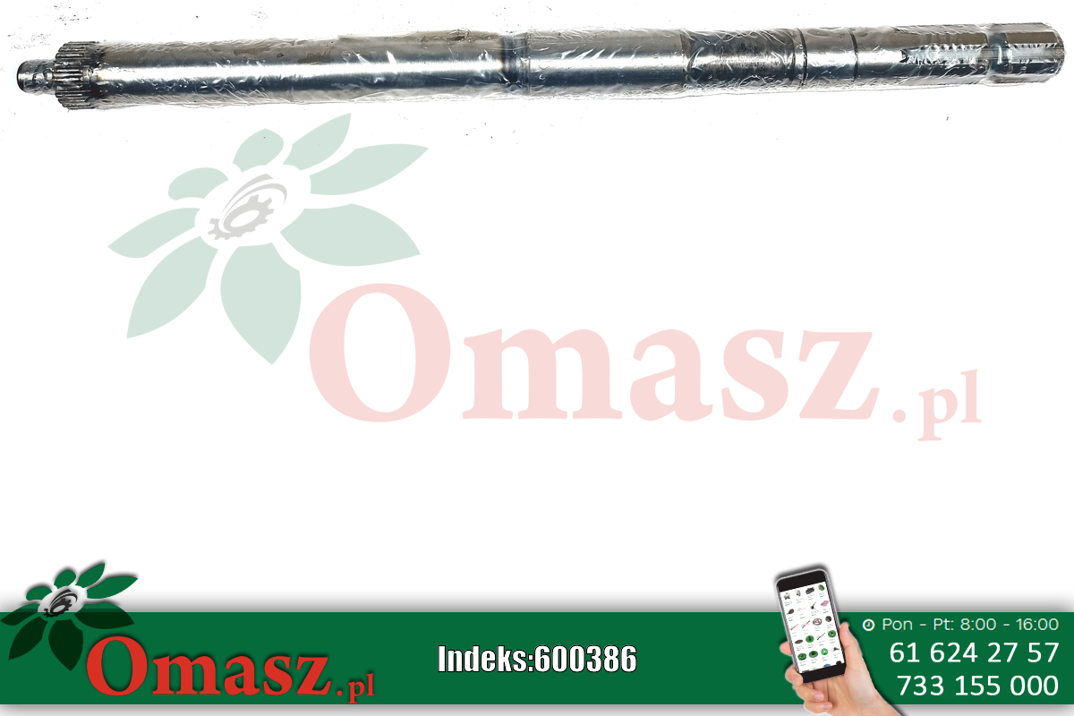 Wałek przekaź.mocy 2 Skrop.