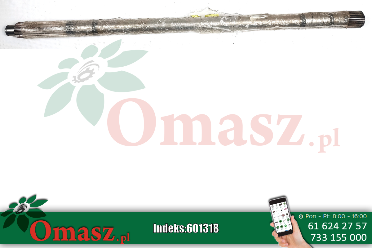 Wałek przekaź.mocy 1 Kor