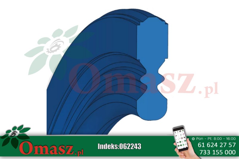 Pierścień uszczelniający KDN 50*37,9*2,1