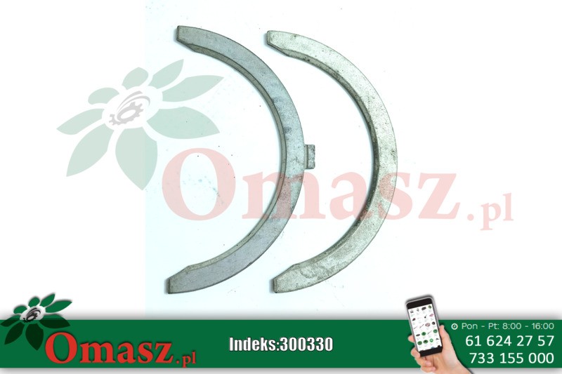 Półpierścień oporowy z/bez bolca N060,N080 Ursus C-330